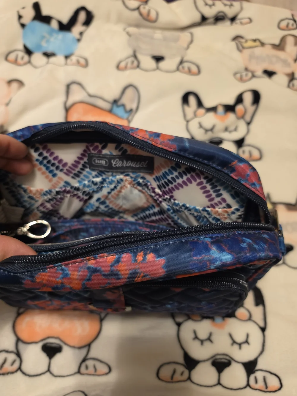 Lug Carousel In Hydrangea Navy